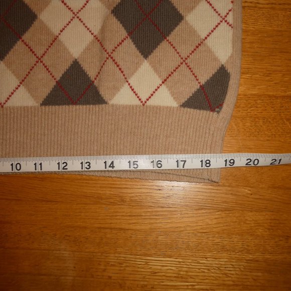 Vintage Men's Argyle Sweater Vest EUC - Picture 5 of 9